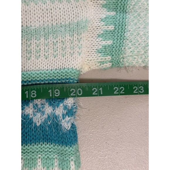 2 Arizona Women’s Fuzzy Cozy Fair Isle Hooded Sweaters Y2K Cute Aztec Casual Lg - Picture 9 of 16